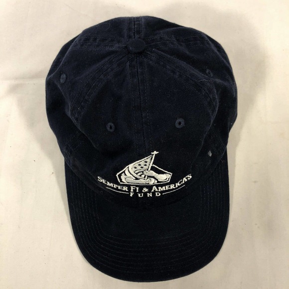 Semper Fi & Americas Fund Hat Cap Strap Back by Fahrenheit OSFM Adjustable - Picture 8 of 13